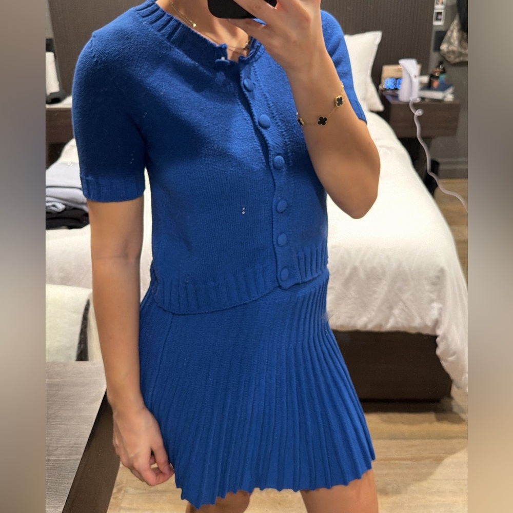 Zara Blue Knit Dress